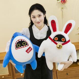 邦布绝区零招财布毛绒玩具抱枕公仔玩偶二次元游戏周边娃娃鲨牙布