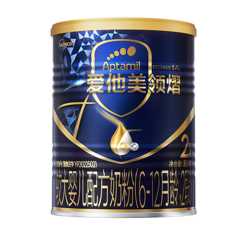 【自营】爱他美领熠较大婴儿配方奶粉300g（6-12月龄，2段）