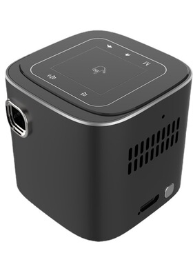 安卓智能投影仪4K高清DLP微小型0.3DMD显示投影机便携式家庭户外卧室影院D019