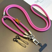 多用手机挂绳加粗手机挂绳斜挎可背手腕挂脖新品 可调节伸缩女高端