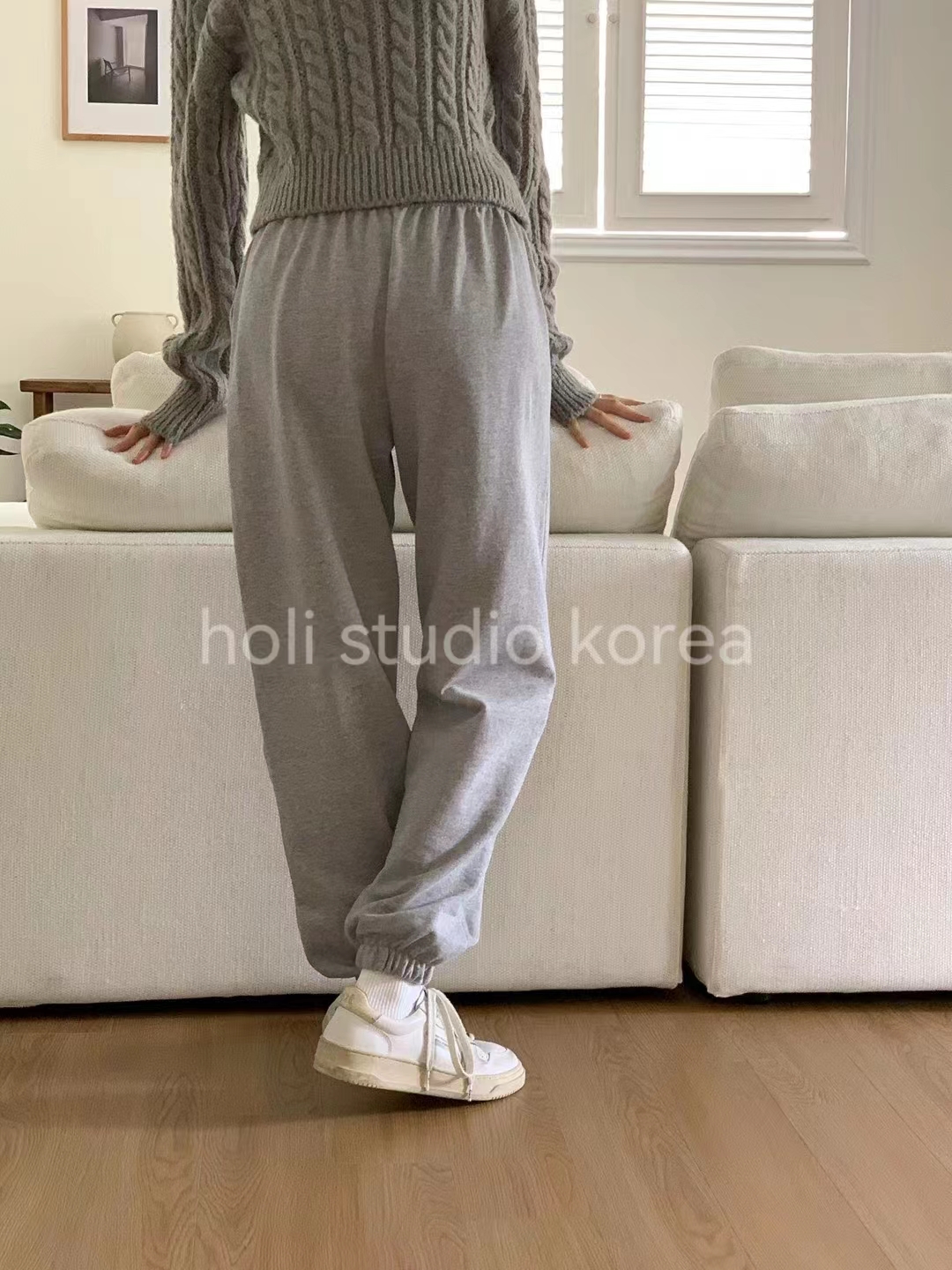 现~韩国东大门代购at this moment女士秋宽松长裤休闲显瘦休闲