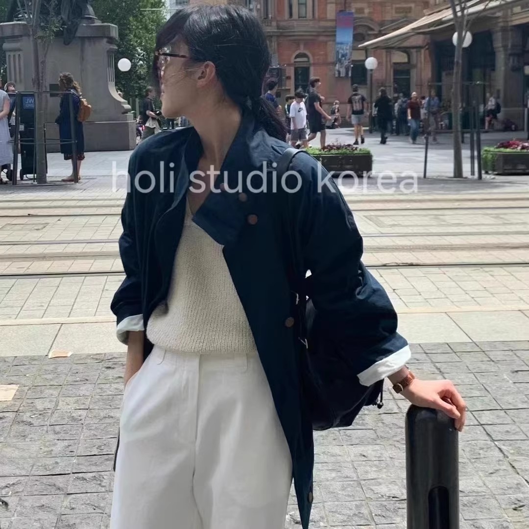 SALE 原519韩国代购 overtake 新款中长款风衣百搭通勤