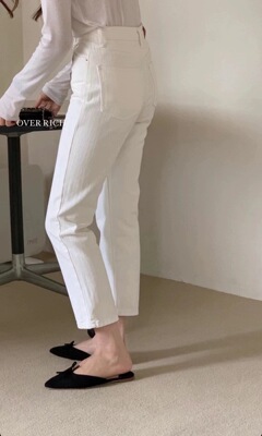 正常腰OVERRICH纯棉牛仔