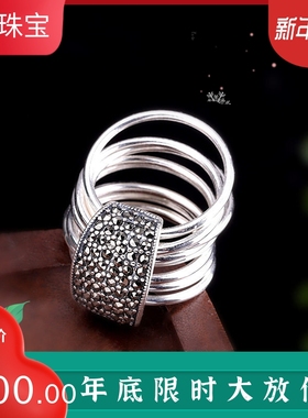 纯银时尚风现货戒指新品