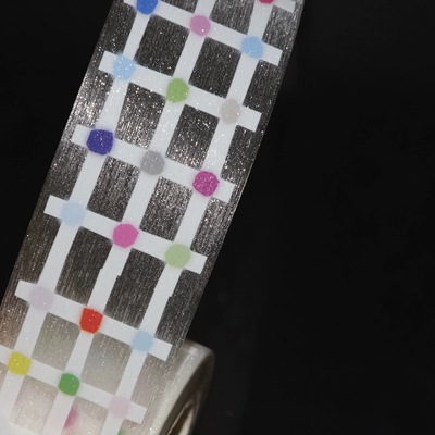 彩色十字拉拉丝星闪盐系胶带