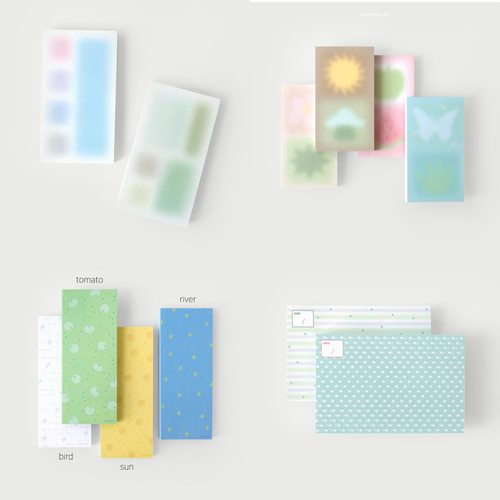 浮光分装 韩国OAB 韩系简约ins风 可以满满写字的 手帐便签