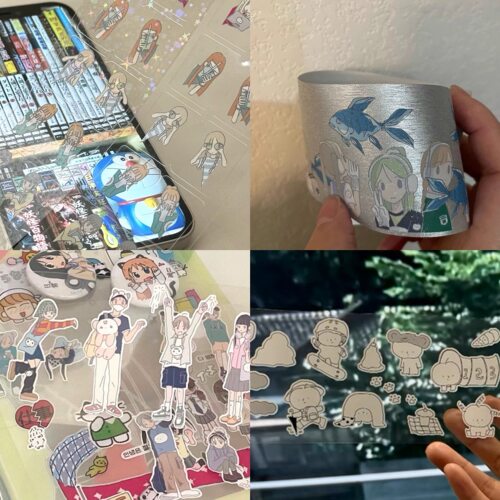 苹果爸爸贴纸卷切膜手帐