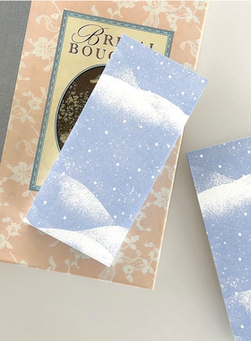 浮光分装 let it snow 自留！ 韩国imeanit  冬日雪便签