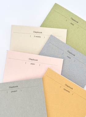 韩国analogue keeper Clap book 能率计划便携小本