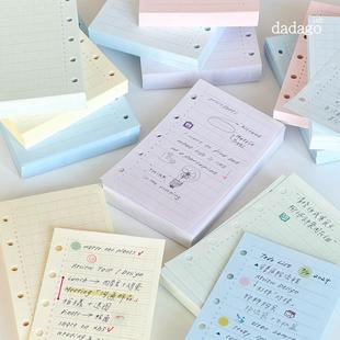 【分装】dadagolab活页纸替芯A7M5内芯法文格书写时间轴双面印刷