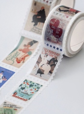 浮光分装 202hosil_ vintage stampcut 很适合做读书笔记的装饰