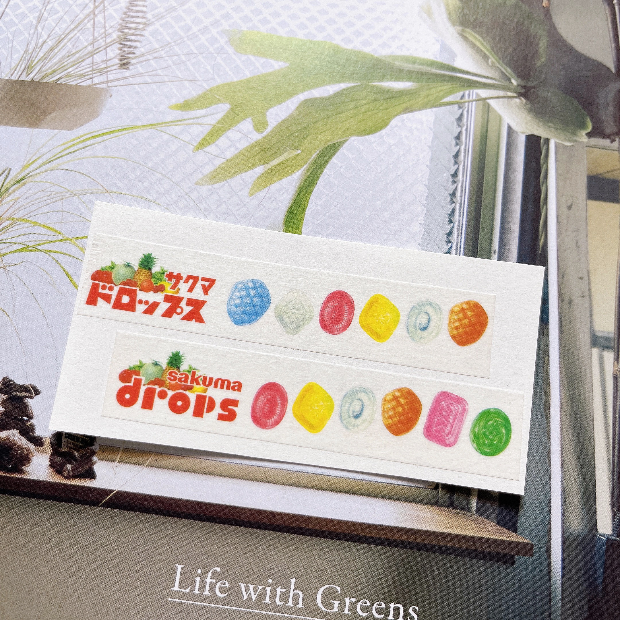 日本古早昭和风糖果胶带