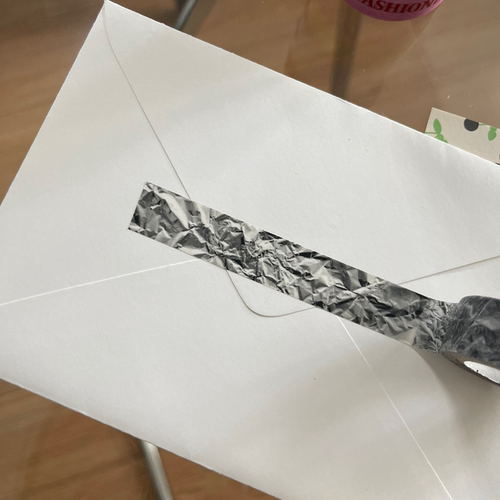 mt锡箔褶皱质地冷淡风胶带