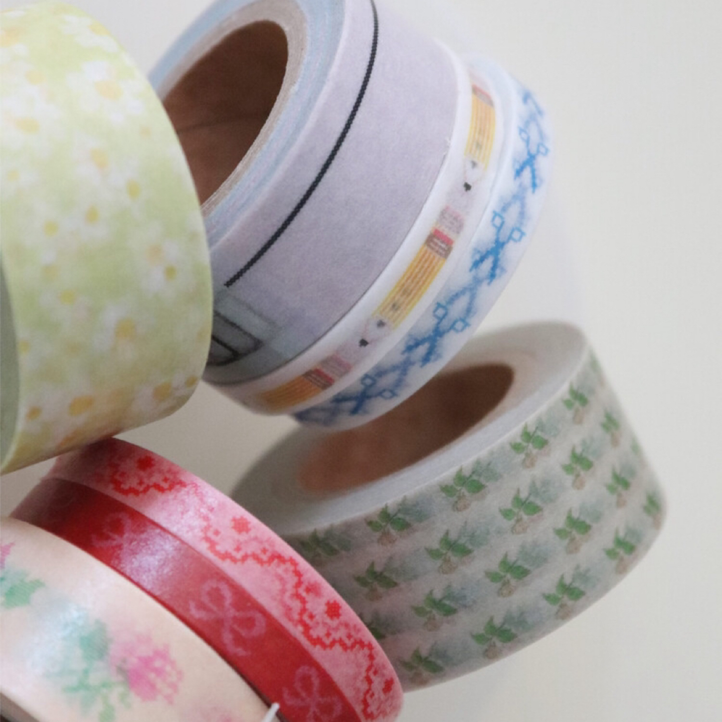 浮光分装 刺绣玫瑰组请重点关注 韩国malgrecela简约韩系手帐胶带