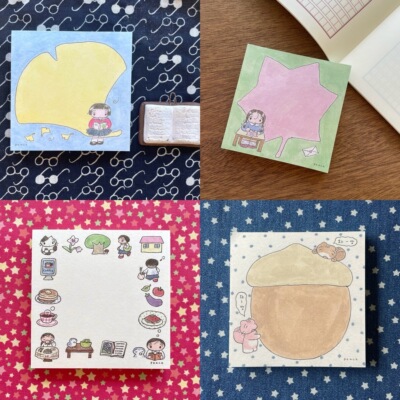 秋冬的故事！绘本手绘风便签