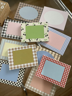 浮光分装 韩国malgrecela 简约基础格子 手帐 待办备忘记事便签