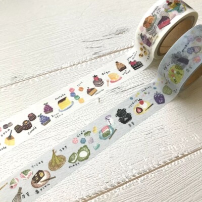 hankodori日食果子食物胶带