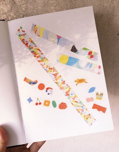 手绘风格 浮光分装 dot dream 彩色手帐基础胶带 韩国kanghan