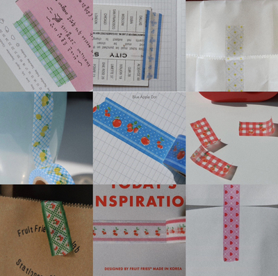 韩国复古基础款手帐胶带