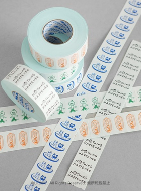 浮光分装 littlelu新品标签贴 nothing happened 温泉热狗苹果