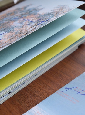 浮光岛屿 小岛原创 见日 记录冬日 纸间字句 特种纸TN尺寸本