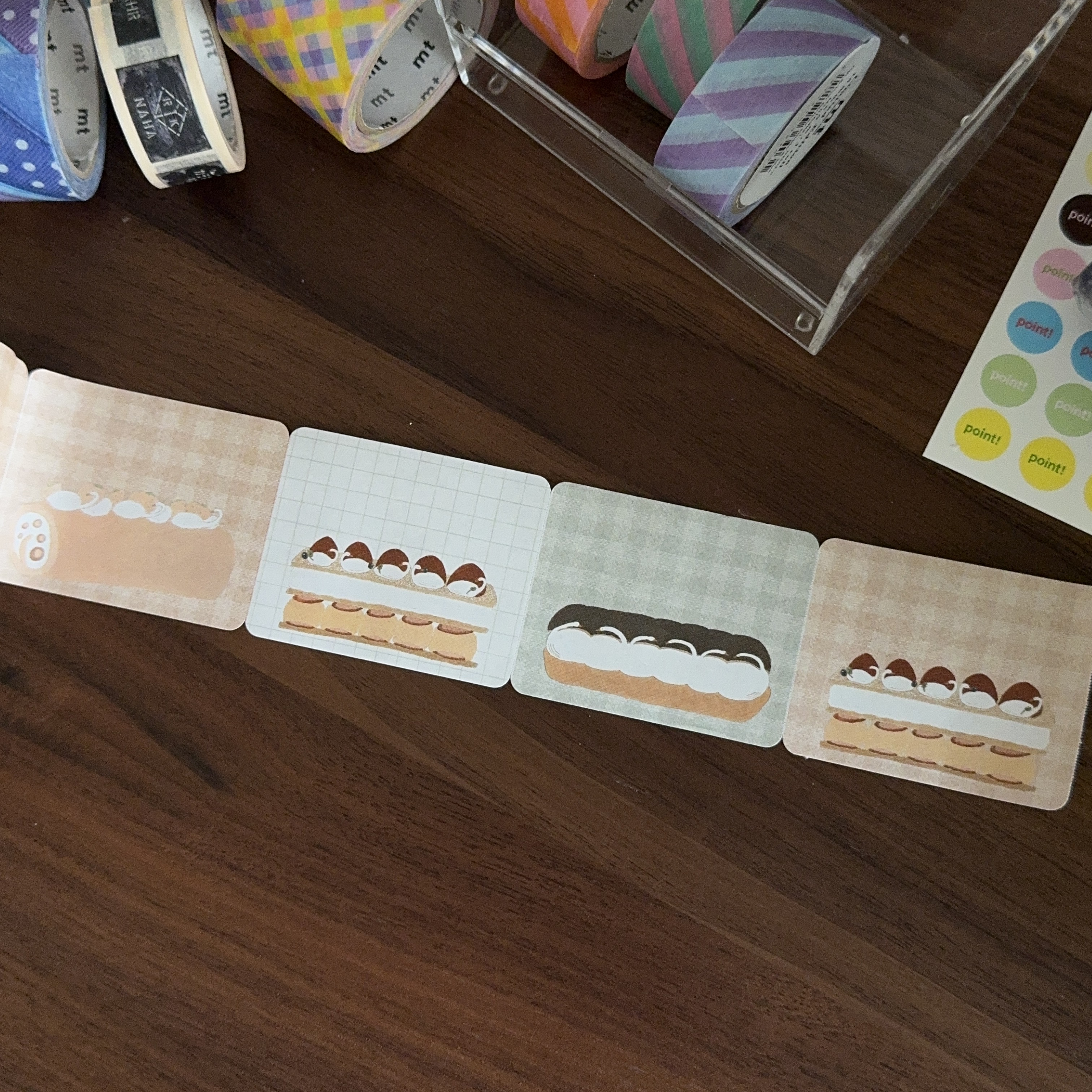 浮光分装 日本tobimatsu 甜品便签贴 可书写手帐素材