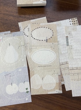 浮光分装 台湾Pion 分段便签 轻复古手帐框框便签