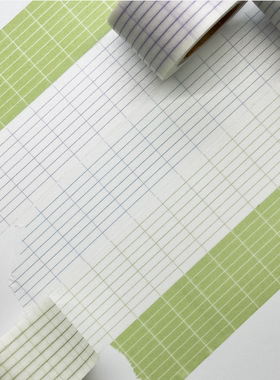 【整卷/分装】拖延症患者翻出来的库存 韩国tapstuff简约格纹胶带