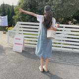 2023新款牛仔吊带牛仔裙2311-P105控158+配套白T有售，女装连衣裙，浙宝268（原浙宝222）