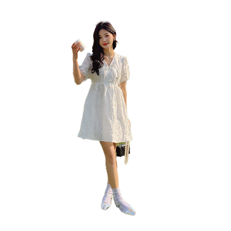 2023新款复古扣连衣裙2321-P100-控158+,女装连衣裙,浙宝268（原浙宝222）