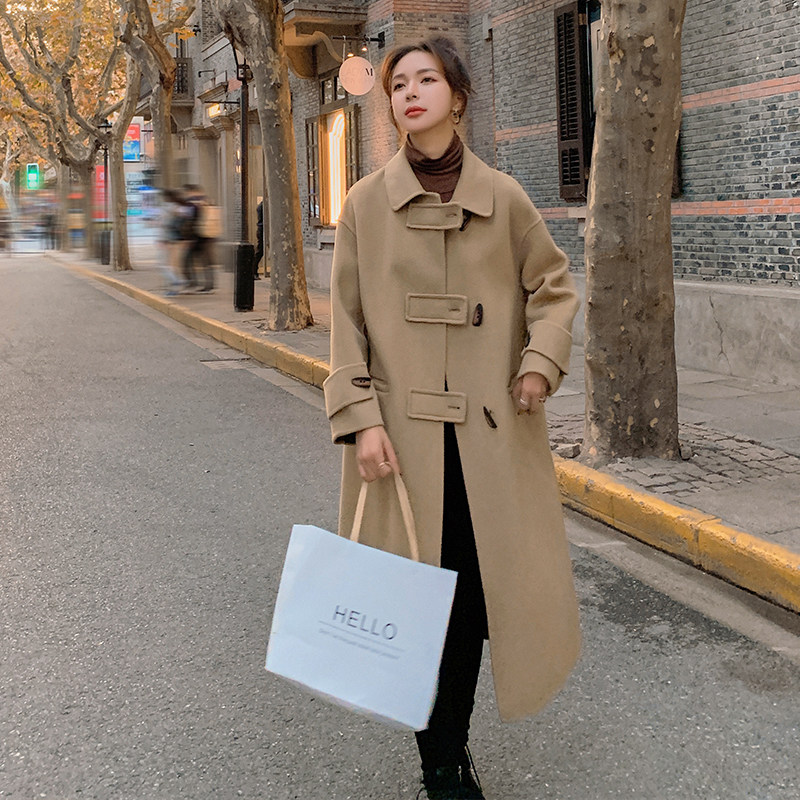 现货！2023新款加厚呢子大衣牛角扣2170+,女装毛呢外套,浙宝268（原浙宝222）