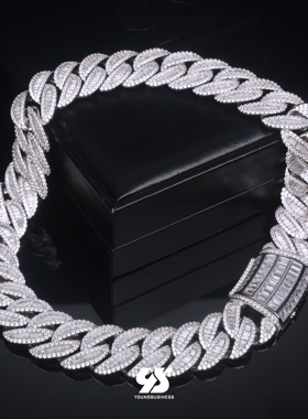 现货项链锆石超闪男女