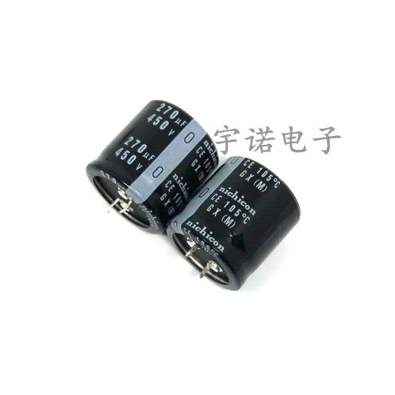 全新原装新货牛角电容 450V270uf 30X40 400V270uf 30X35 30x45等 - 实物图