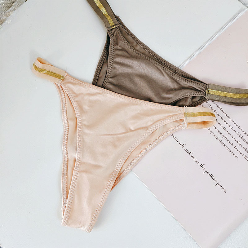 性感丁字裤女内裤中腰冰丝比基尼柔软舒适健身无痕提臀运动三角裤,女士内衣/男士内衣/家居服,女三角裤,淘宝优惠券,粉丝福利购,淘宝优惠卷