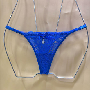 丁字裤女内裤新款可调节细带腰性感蕾丝镂空情调低腰无痕女生纯欲