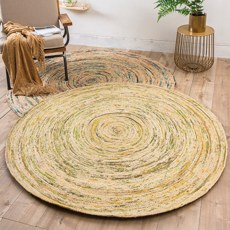 【门口】纯手工黄麻编织圆形地毯 印度进口简约客厅沙发茶几垫子|ruв категории домашний ткань, ковер - от Buy2taobao.com для оказания профессиональной услуги покупки агента Taobao