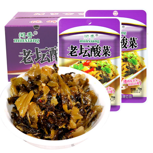 闽香福建70gx30开味配粥下饭咸菜