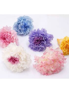 家居装饰老师永生4cm送礼物真花保鲜花花材母亲康乃馨DIY3花-花材