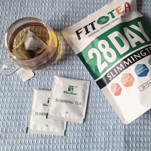 外贸出口28day Slimming tea detox tea flat tummy tea 样品