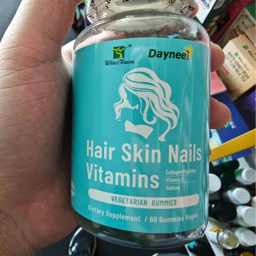 跨境软糖Hair Skin Nails Vitamins Gummy头发皮肤指甲维生素样品