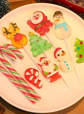 Christmas candy mixed gift box with cane candy 圣诞节拐杖糖