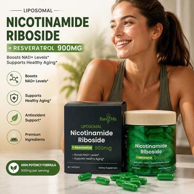 跨境热销Nicotinamide Riboside NAD+烟酰胺核糖胶囊核苷胶囊样品