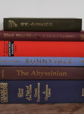 外文书 英文旧书原版二手书 样板房拍摄道具书