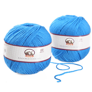 恒源祥毛线100%纯羊毛线粗diy手编2383粗毛线围巾线婴儿童宝宝50g