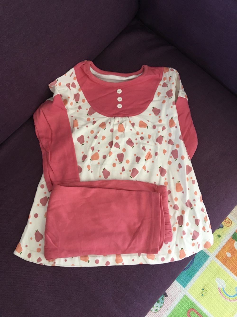 清货 日单纯棉 儿童家居服睡衣女童  两件包邮  拍一件不发货