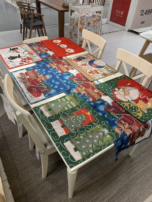 圣诞餐垫欧式美式乡村ins风