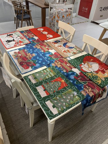 圣诞餐垫欧式美式乡村ins风