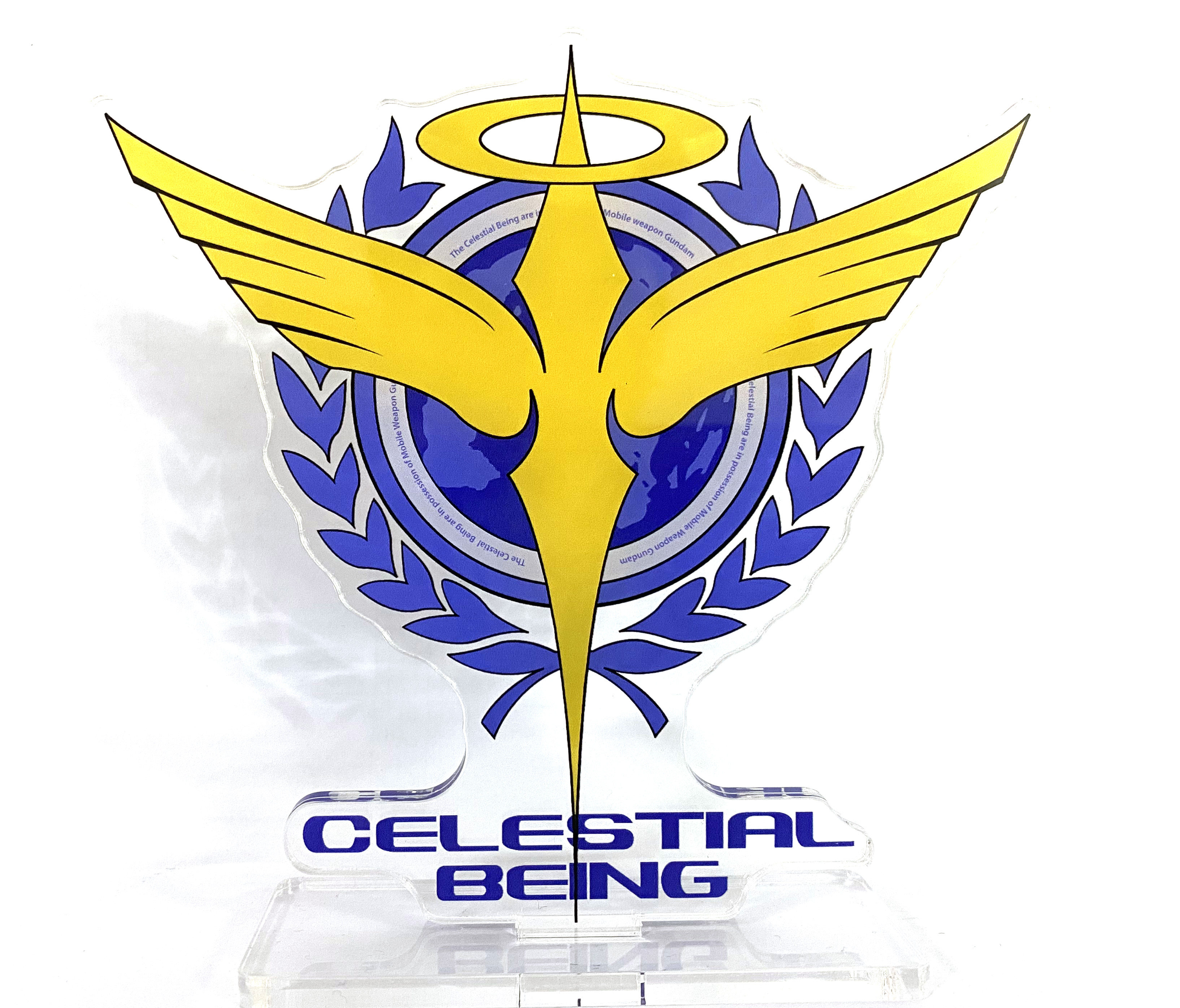 高达立牌  天人  logo 展柜亚克力牌  00r 00q 天人组织 李疯子