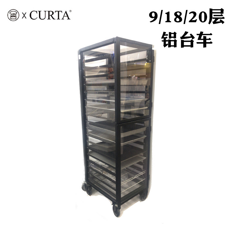 铝合金蛋糕烘焙手推车架子烤盘车图片
