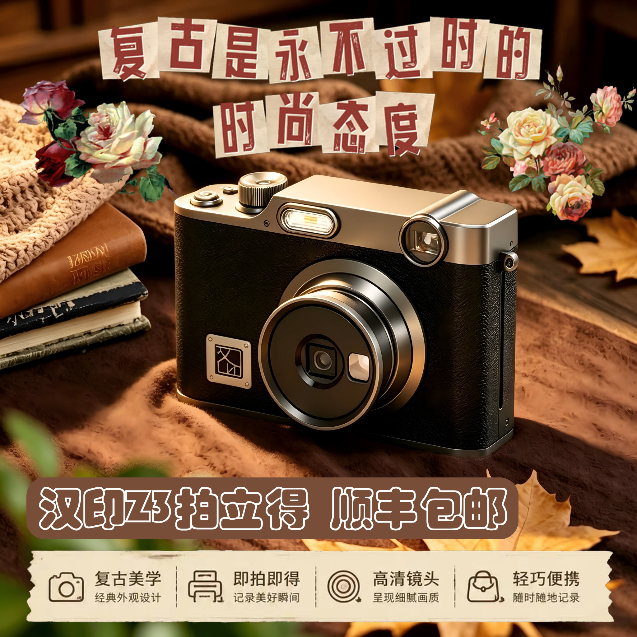 Z3拍立得便携式照片打印机